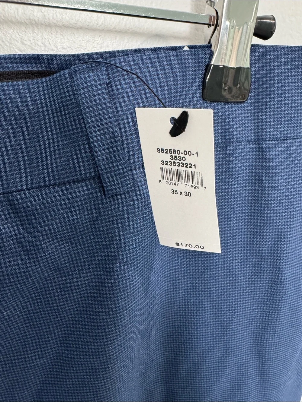Banana Republic Men's Blue tailored trouser jacket 44r and pants 35x30